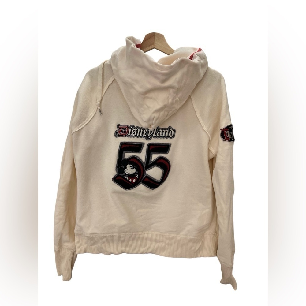Disneyland 55-Mickey Mouse Zip up Sweater w/Hood- Size Large